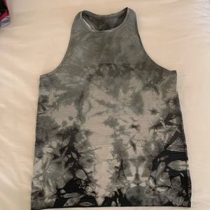Lululemon for Peleton tie dye tank top, size 12